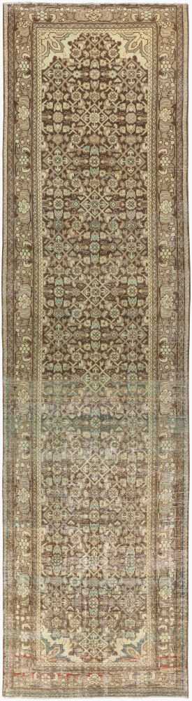 Antique One of a Kind Handmade Rug, by Surya, 13'6" length x 3'7" width