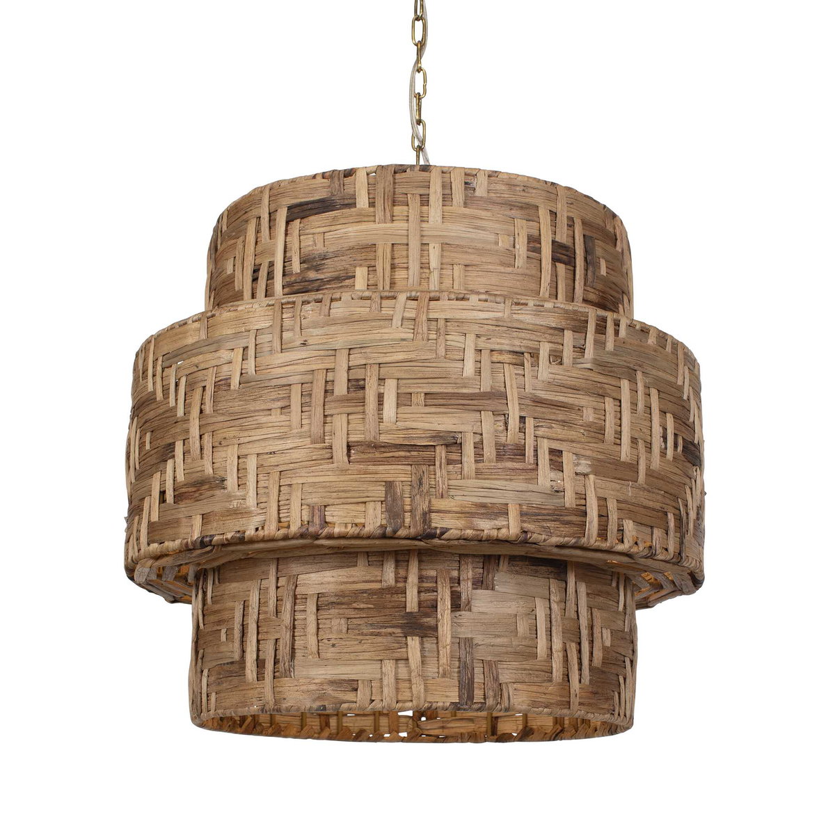 Water Hyacinth 4 Light Woven Pendant, Mini Light Pendant by Uttermost, 24.25" width x 23" height x 24.25" diameter x 24.25" depth View 3