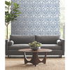 Calluna White & Blue Metallic Wallpaper thumbnail 2