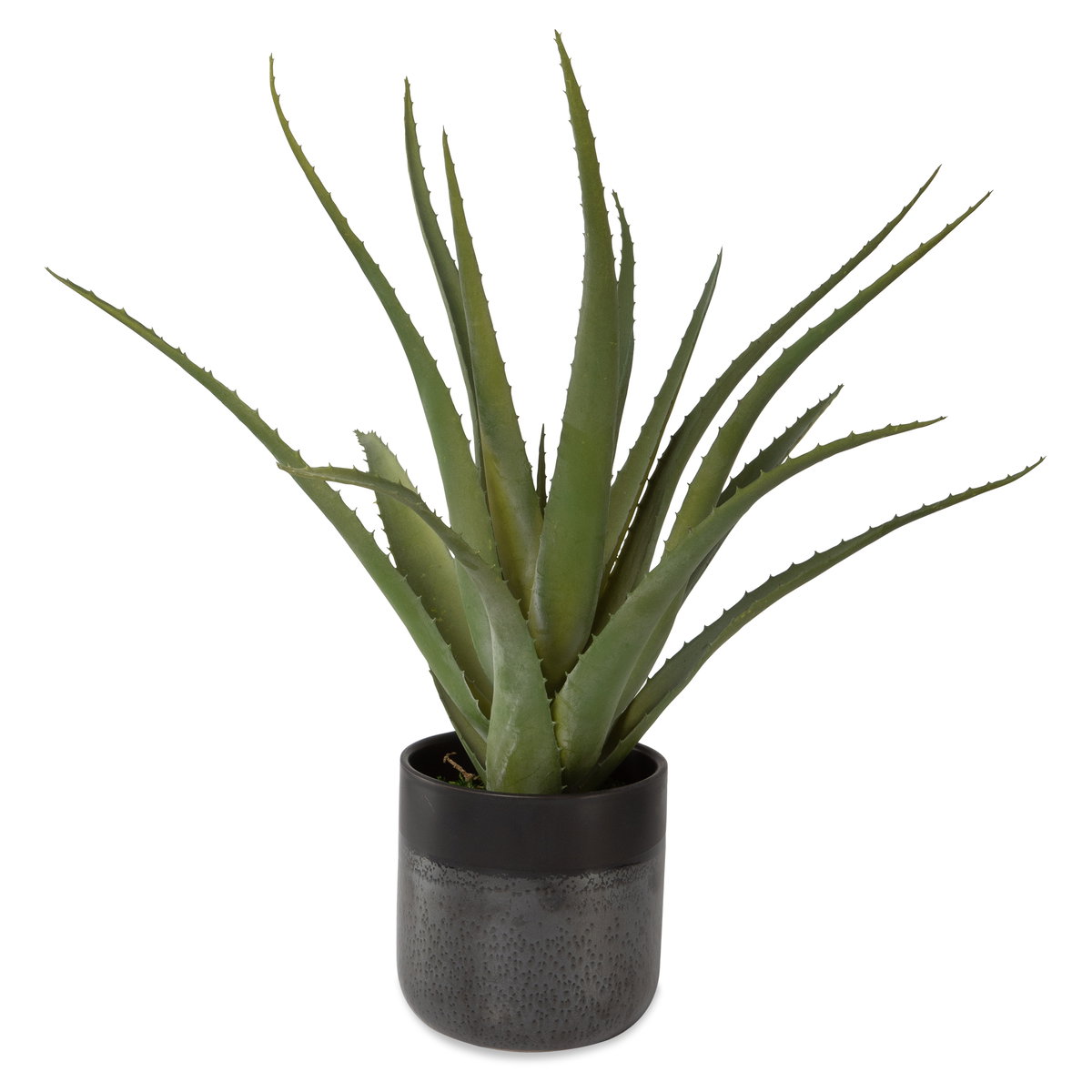 Tucson Aloe Planter, Artificial Plants & Flower by Uttermost, 17" width x 19" height x 17" depth View 1