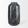 Masai Large Black Mottled Glass Vase thumbnail 3