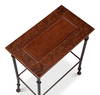 Kew Gardens Leather Nesting Tables, by Sarreid, 1'2" length x 1'11" width x 2'1" height thumbnail 13
