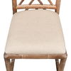Brighton Bamboo Side Chair, Dining Chair by Sarreid, 17" length x 22" width x 39" height thumbnail 5