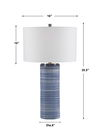 Montauk Striped Table Lamp thumbnail 2