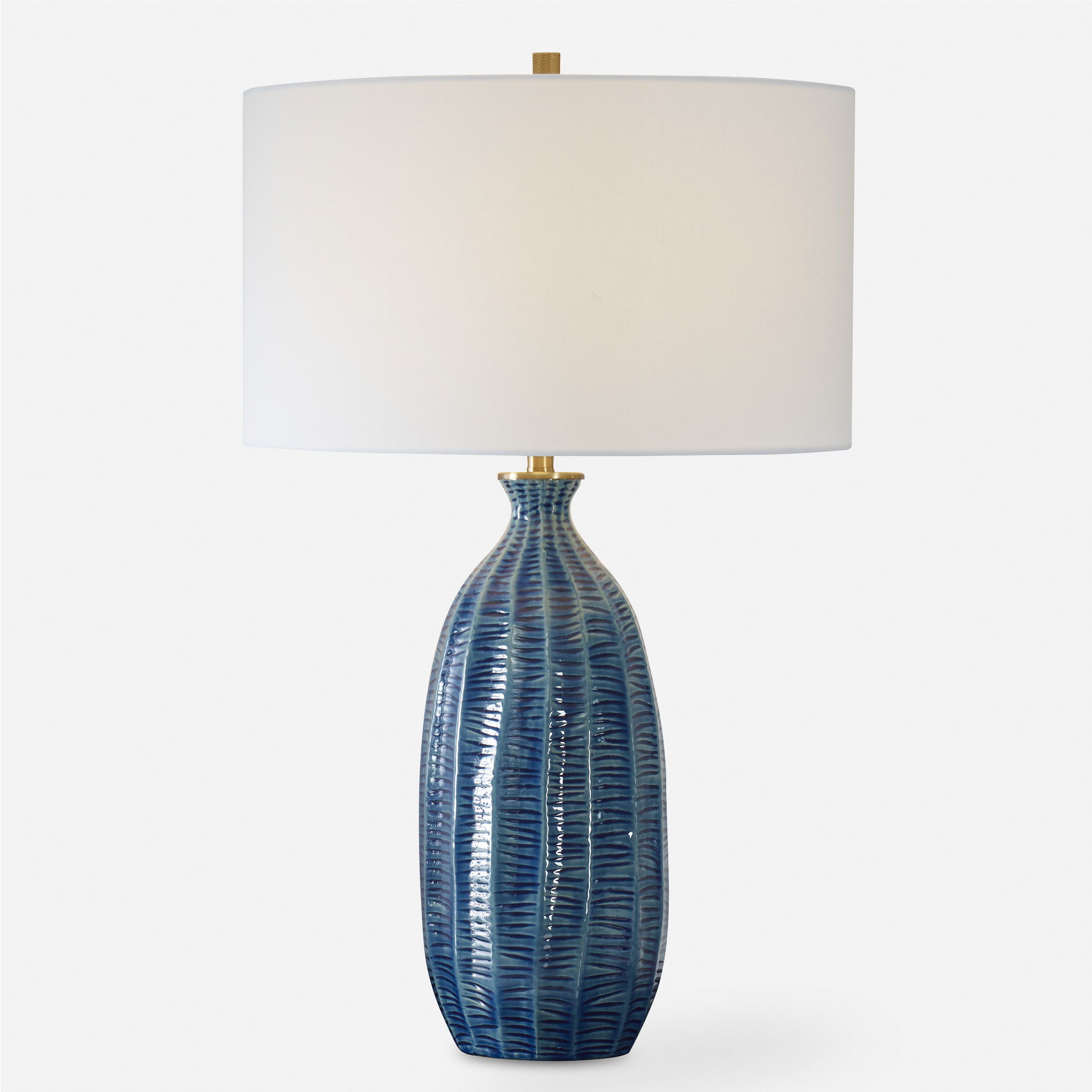 Bixby Blue Table Lamp large image 