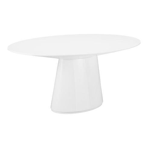 Otago Oval Dining Table White