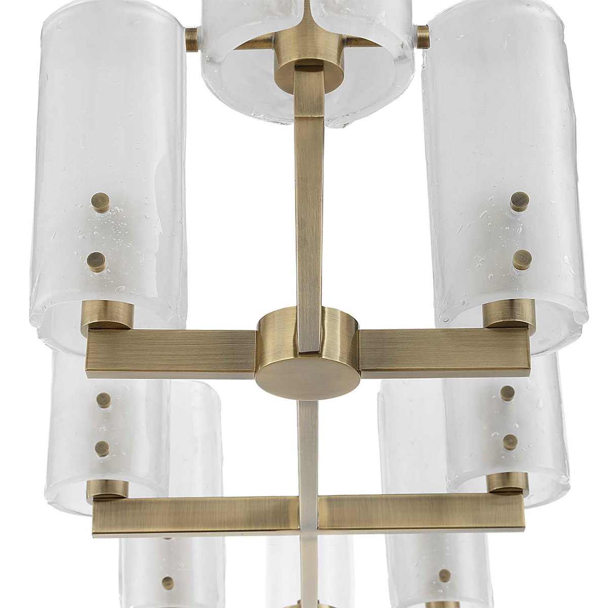 Mistie 8 Light Linear Chandelier, by Uttermost, 45" width x 9" height x 14.5" depth View 8