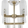 Mistie 8 Light Linear Chandelier, by Uttermost, 45" width x 9" height x 14.5" depth thumbnail 8