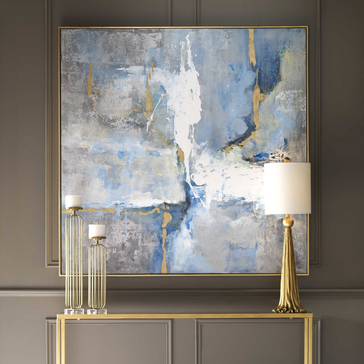 Meditation Modern Art, by Uttermost, 61" width x 61" height x 1.75" depth View 4