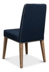 Franklin Side Chair, Navy Blue, Dining Chair by Sarreid, 19" length x 25" width x 36" height thumbnail 11