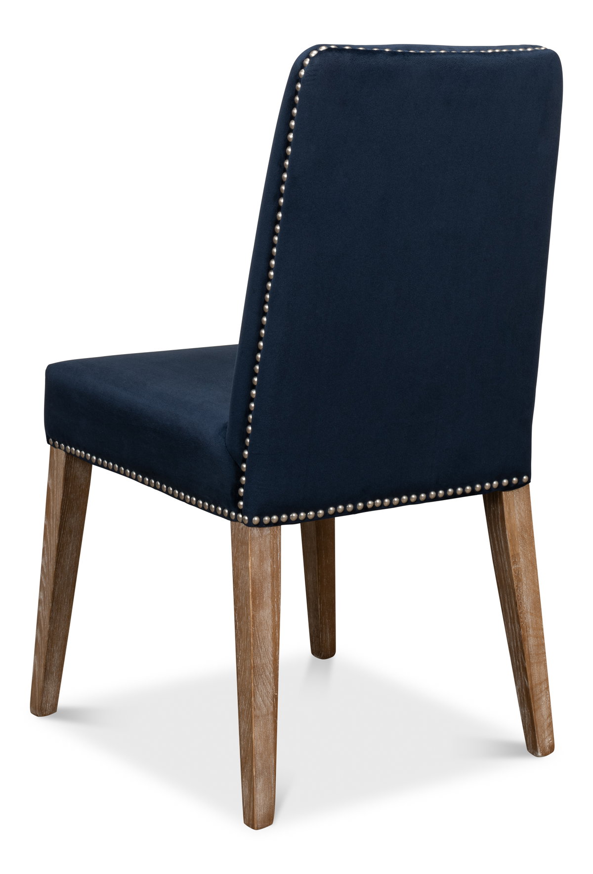 Hugo Oval Side Chair  Old World Walnut, by Sarreid, 1'11" length x 1" width x 3'2" height View 11