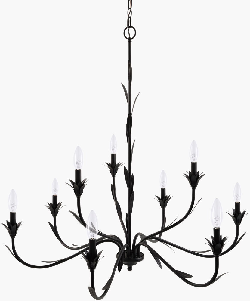 Lustre Chandelier, by Surya, 40" length x 40" width x 37" height