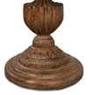 Renaissance Pedestal Dining Table 40top, by Sarreid, 3'4" length x 3'4" width x 2'6" height thumbnail 4