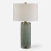 Callais Crackled Aqua Table Lamp thumbnail 0