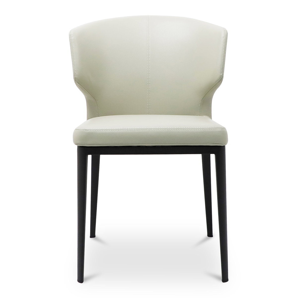 Delaney Dining Chair Beige - Set Of Two, by Moe's Home, 19.5" width x 30" height x 19" depth View 3