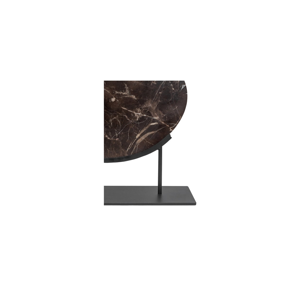 Galen Sculpture Saint Laurent Brown Marble, Figurines & Statue by Moe's Home, 15" width x 12" height x 4" depth View 3