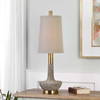 Volongo Stone Ivory Buffet Lamp, Table Lamp by Uttermost, 10" width x 31" height x 10" depth thumbnail 4