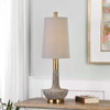 Volongo Stone Ivory Buffet Lamp, Table Lamp by Uttermost, 10" width x 31" height x 10" depth thumbnail 4