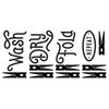 Wash Dry Fold Repeat Wall Decals, by York Wall, 1'4.8" length x 9" width x 0.02" depth thumbnail