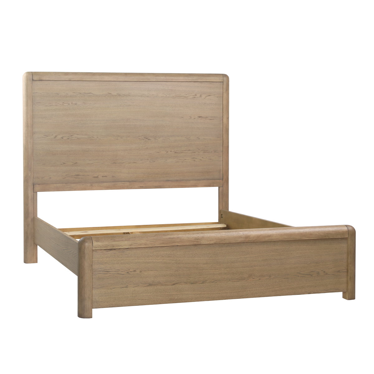 Tricia Bed Queen Natural, by Dovetail, 68" width x 59" height x 86.5" depth View 4