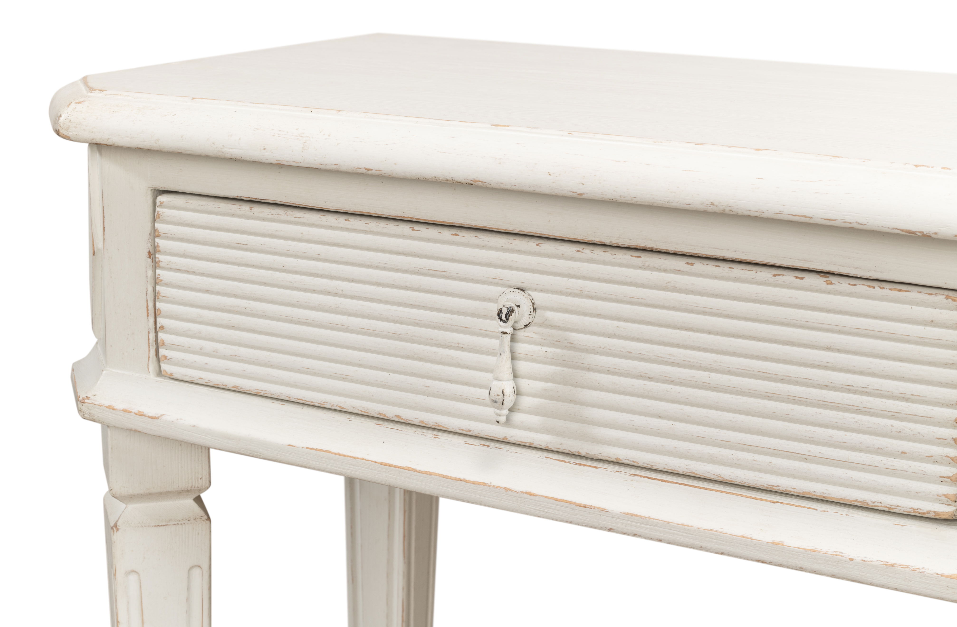 Cora Lamp Table, Antique White large image 