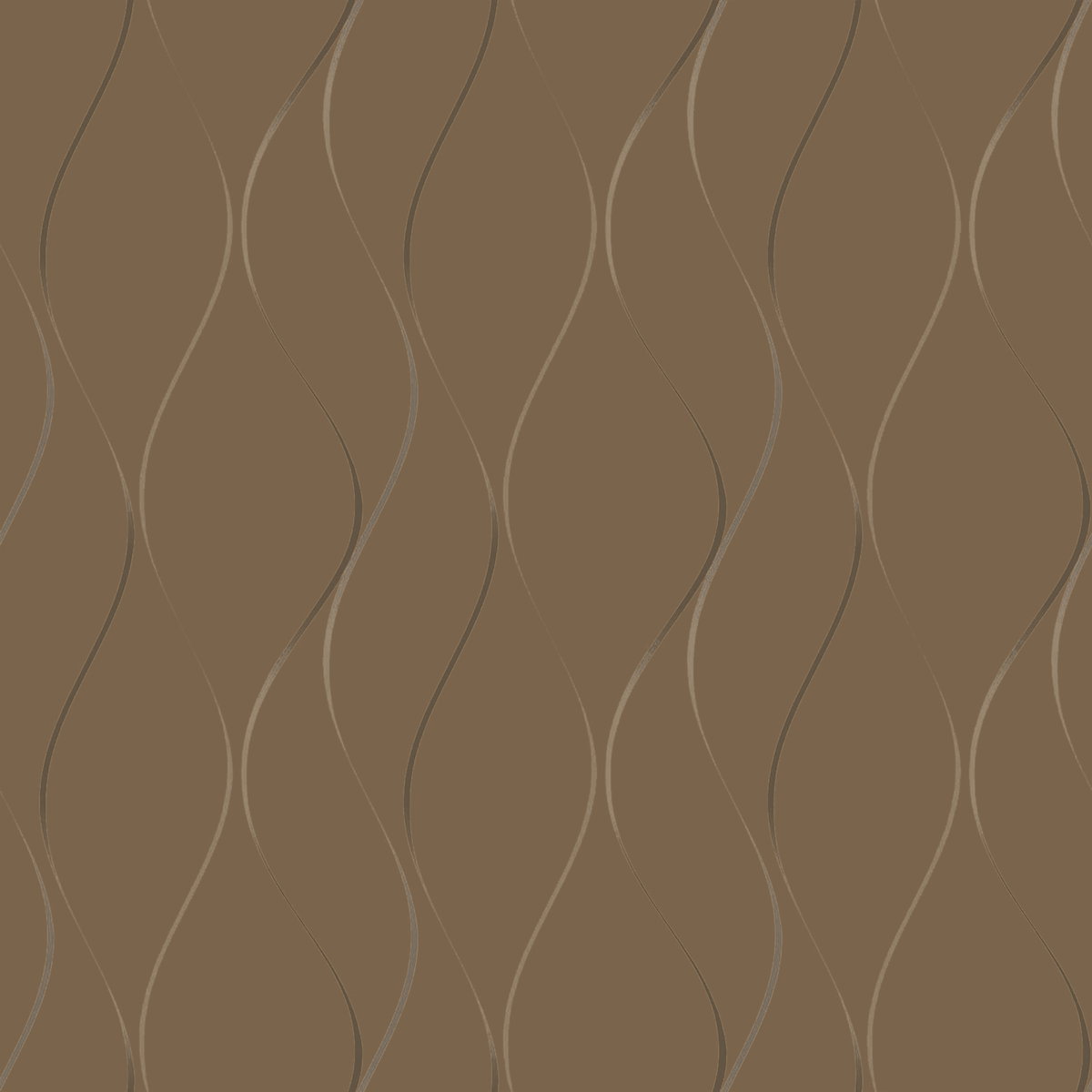 Wavy Stripe Tan Metallic Wallpaper, by York Wall, 33' length x 1'9" width x 0.02" depth
