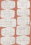 Mid-Century Beads Orange Peel & Stick Wallpaper, by York Wall, 18'10.8" length x 1'6" width x 0.02" depth thumbnail