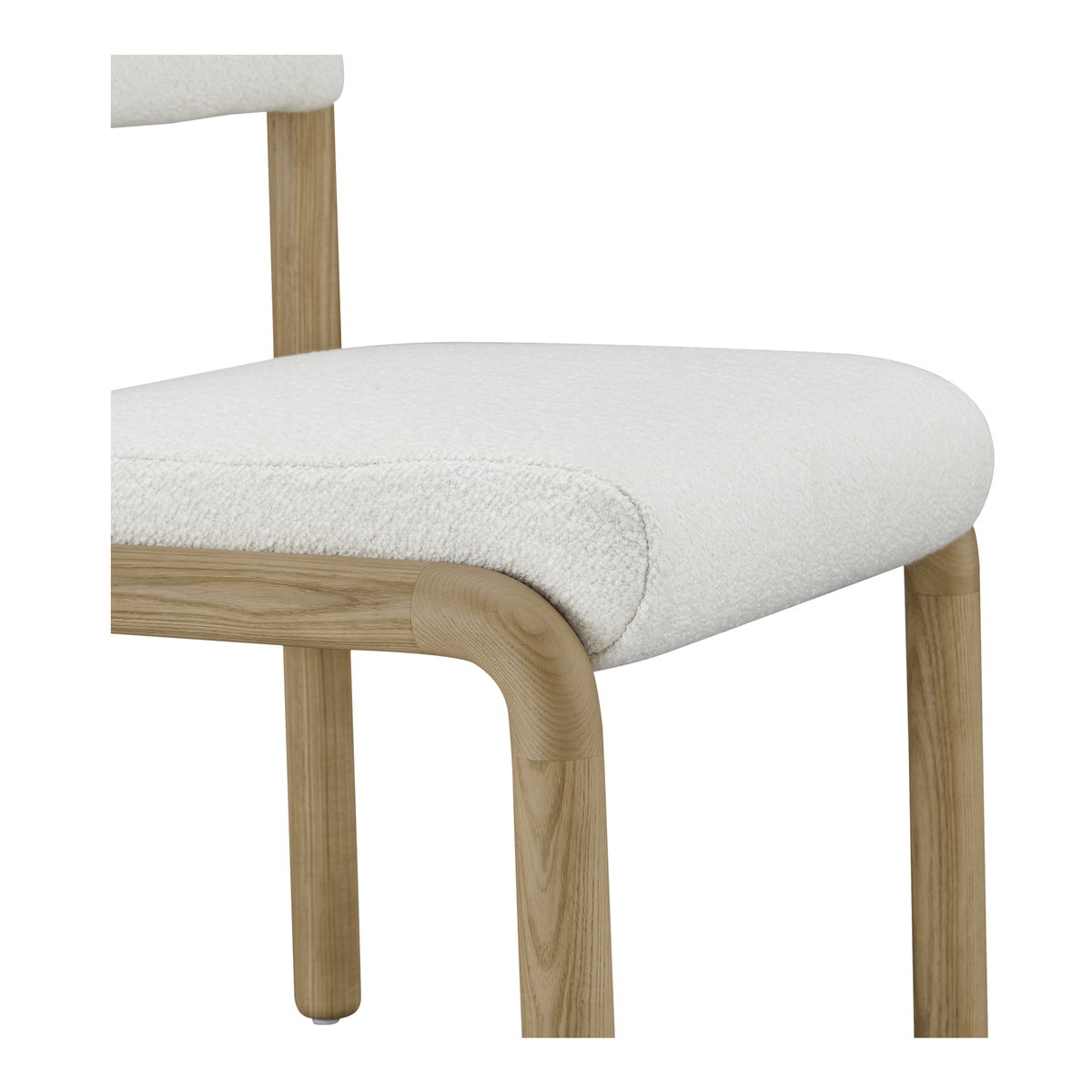 April Dining Chair White-set Of Two, by Moe's Home, 21.6" width x 32" height x 23" depth View 5