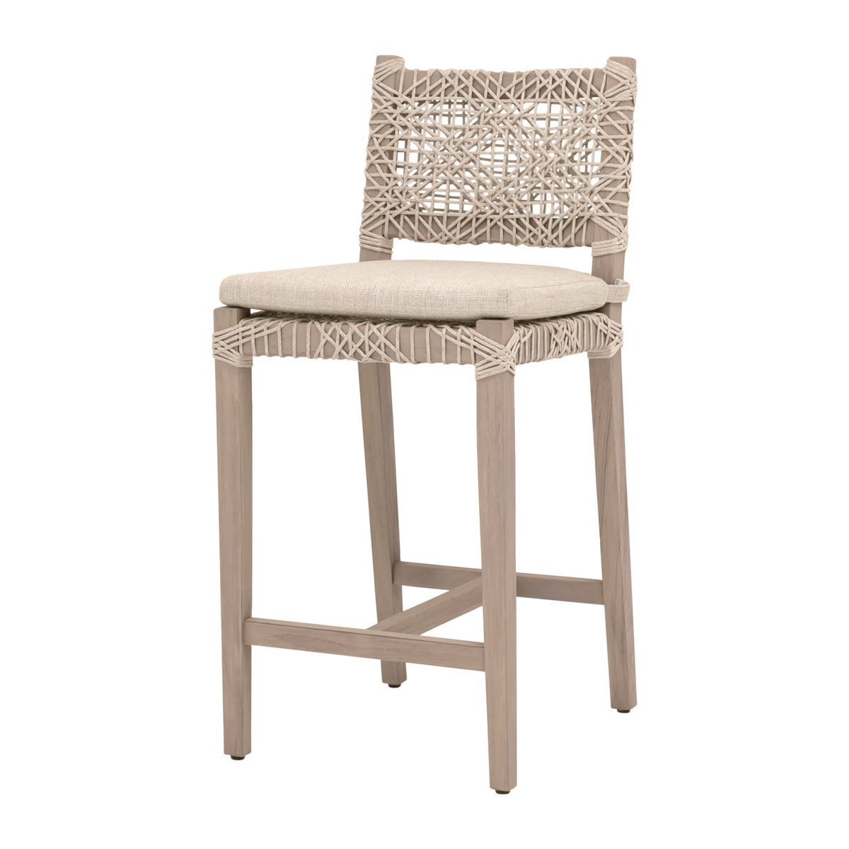 Costa Outdoor Counter Stool, Dining Chair by Essentials for Living, 18.5" width x 40" height x 21.25" depth View 2