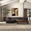 Form Dream Modular Sectional Espresso Brown, Sectional Sofa by Moe's Home, 112" width x 26" height x 102.5" depth thumbnail 6