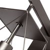 Cordova 12x19 Gray Metal Hanging Bulb Caged Wall Sconce thumbnail 3