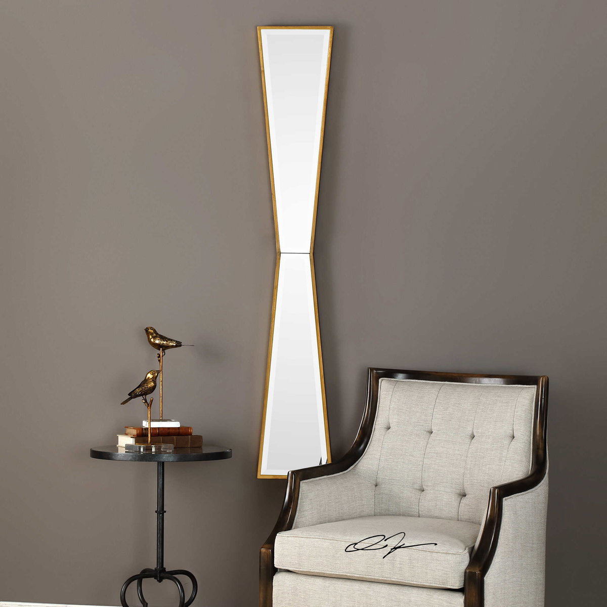 Corbata Gold Mirror, by Uttermost, 10" width x 60" height x 1.63" depth View 5