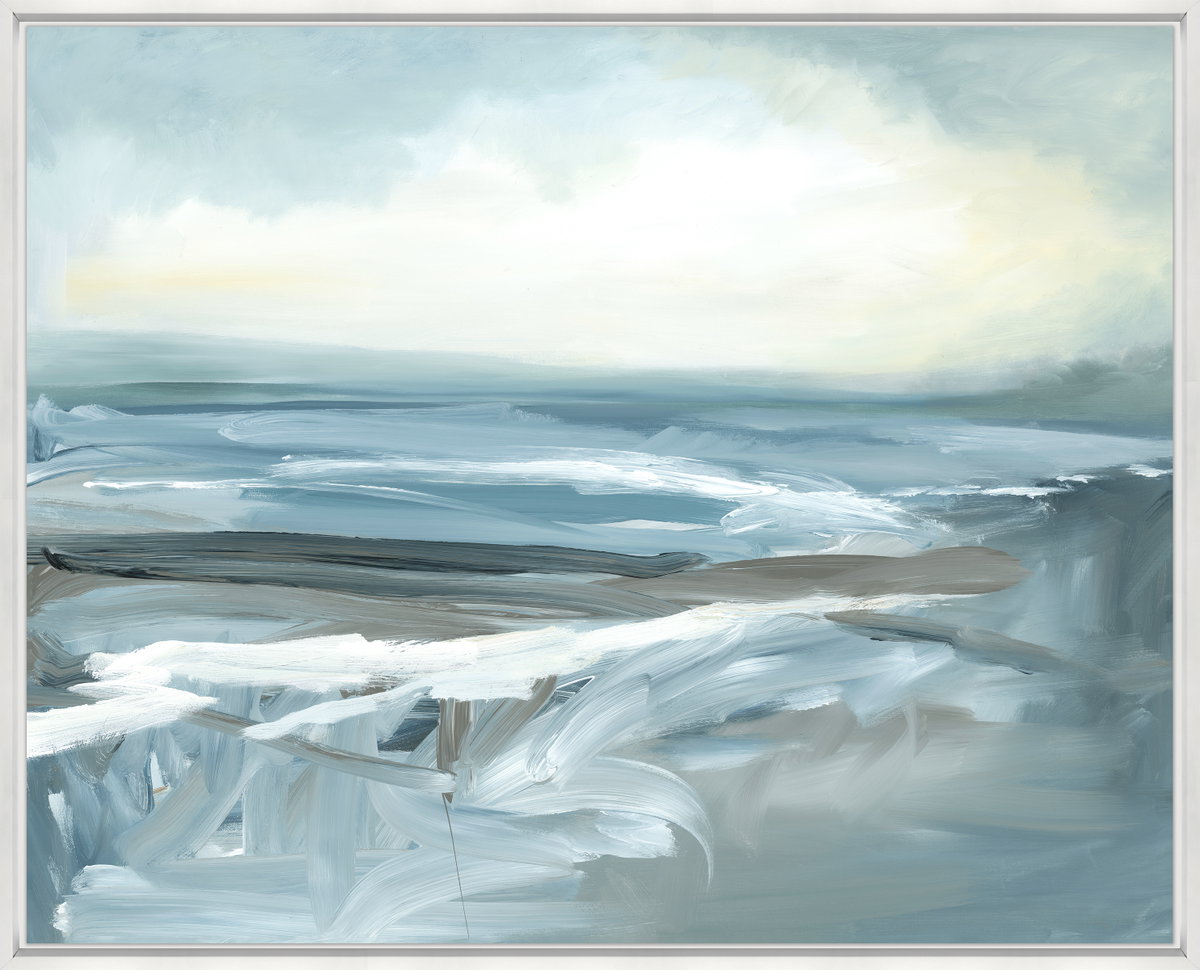 31.5 x 25.5 Seawater Mixing Into Sand, Art by Leftbank Art, 31.5" width x 25.5" height View 1