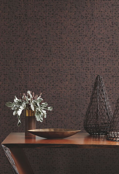 Leather Lux Brown Wallpaper