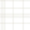 Charter Plaid Off White Wallpaper, by York Wall, 33' length x 1'8.5" width x 0.02" depth thumbnail