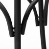 Etienne VII 24' Set of Two Round Top Black Wood and Marble Top Nesting Table, Side & End Table by Mercana, 23" length x 23" width x 24.25" height thumbnail 12