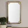Devoll Antique Gold Mirror, by Uttermost, 1'10.75" width x 3'0.62" height x 1" depth thumbnail 4