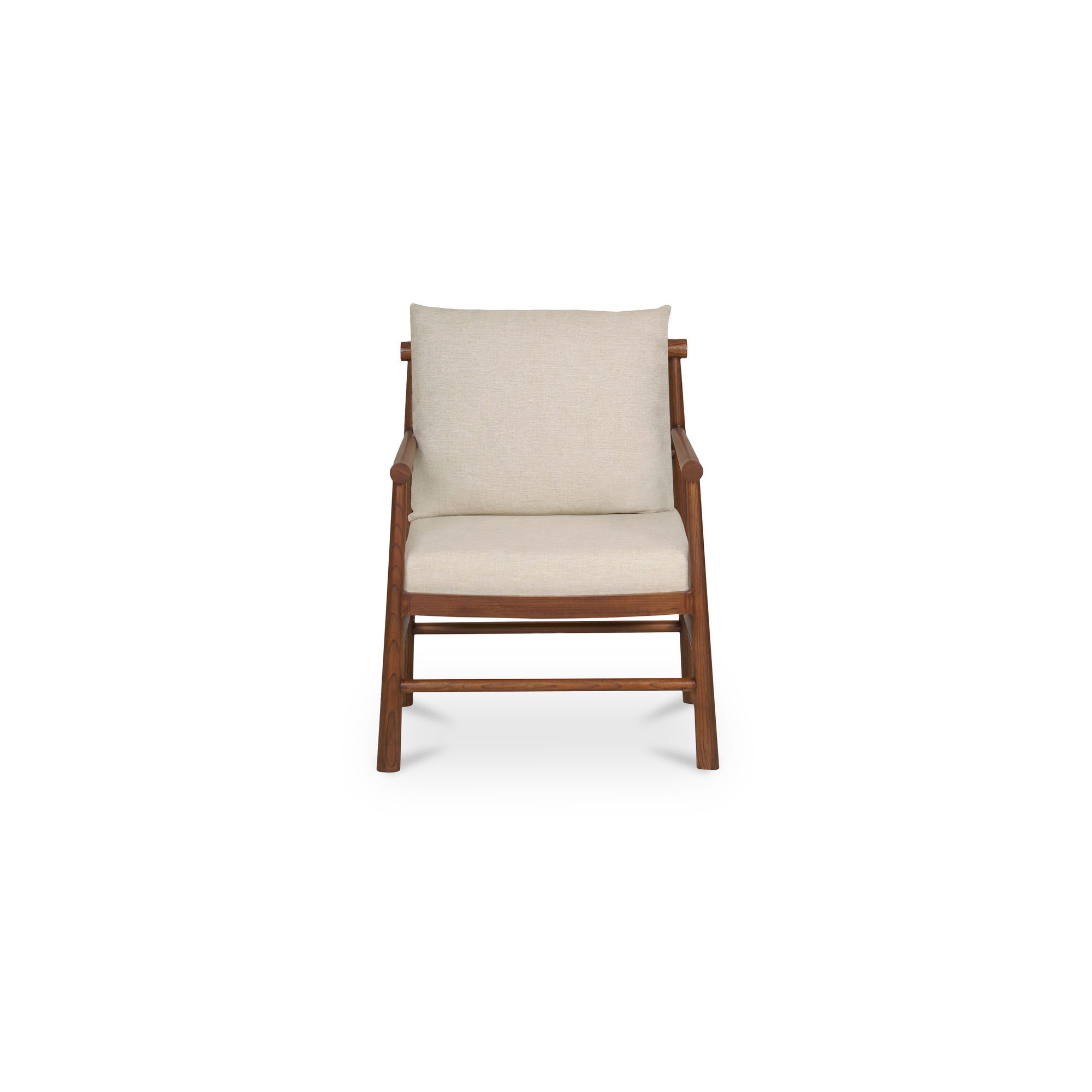 Mayne Accent Chair Cream, by Moe's Home, 26.81" width x 31.7" height x 27" depth View 1