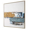 Stacked Against Hand Painted Canvas, Painting by Uttermost, 61.75" width x 61.75" height x 1.75" depth thumbnail 5