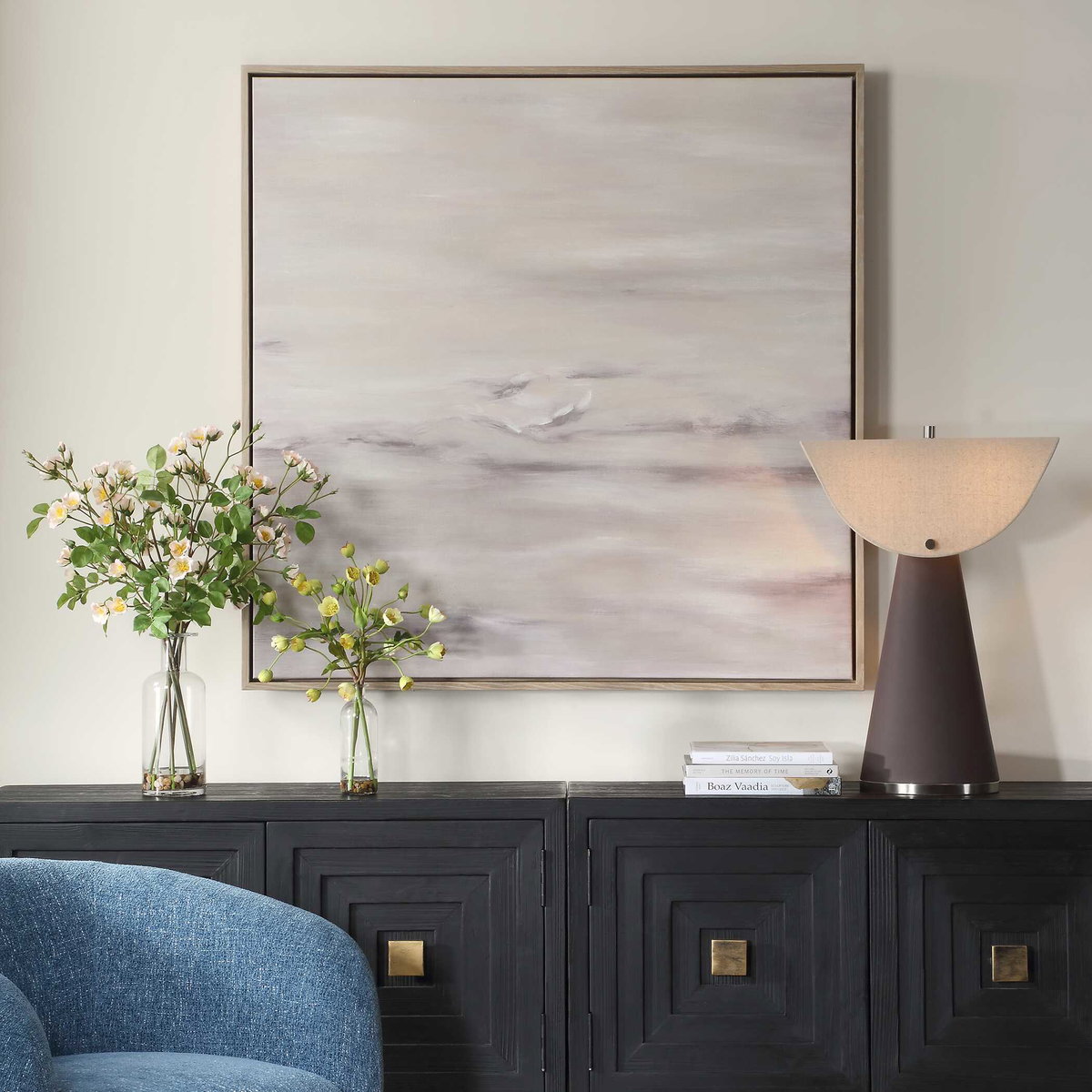 Trance Hand Painted Abstract Art, by Uttermost, 48" width x 48" height x 2.5" depth View 2