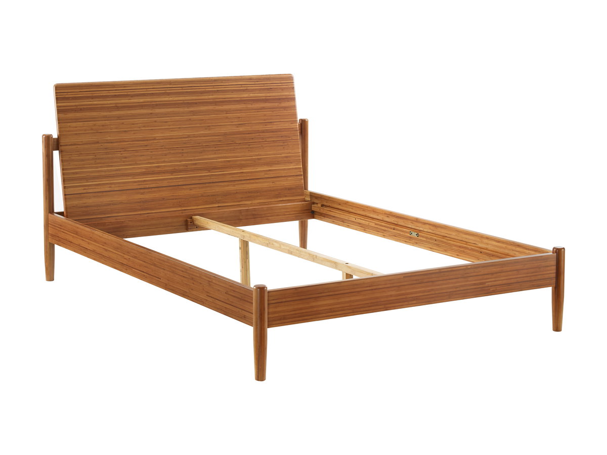 Monterey Queen Platform Bed, Amber, by Greenington, 88.5" length x 63.75" width x 40" height View 11