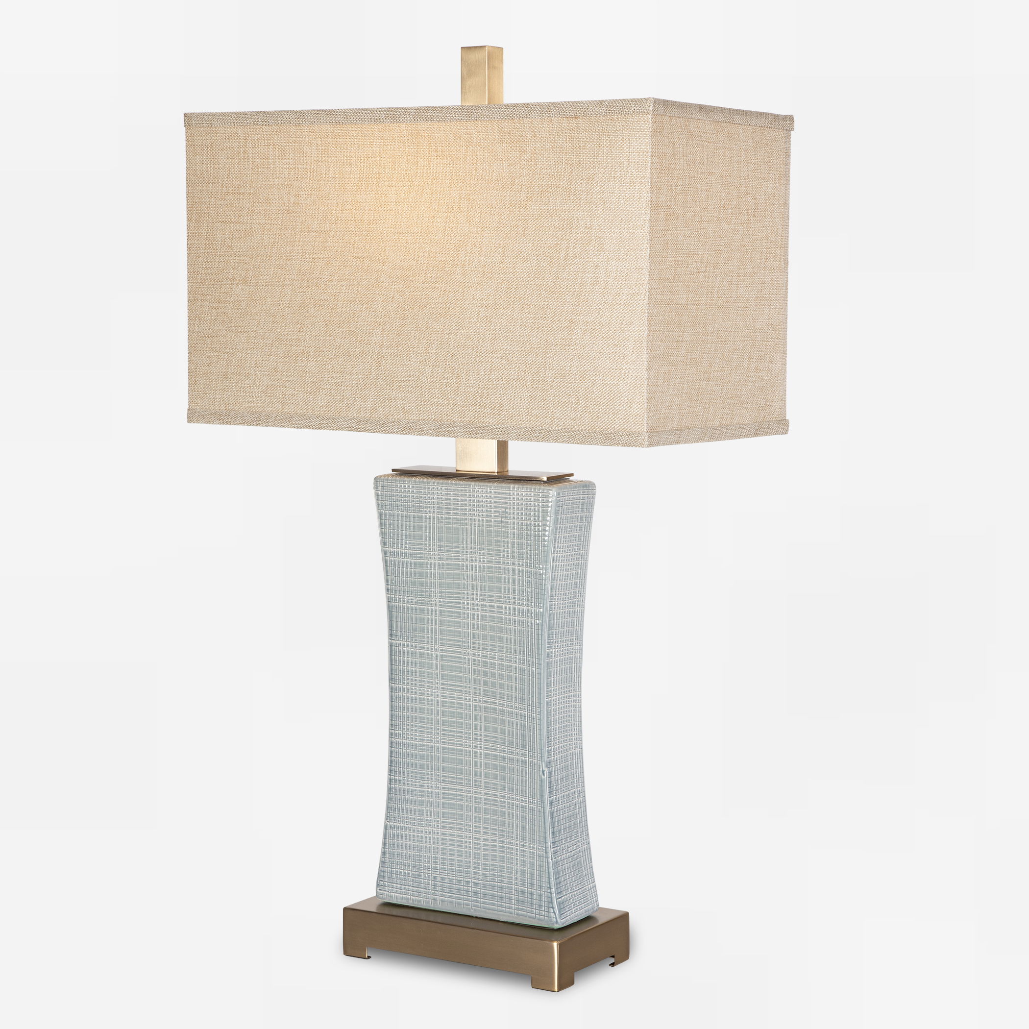 Cantarana Blue Gray Table Lamp large image 