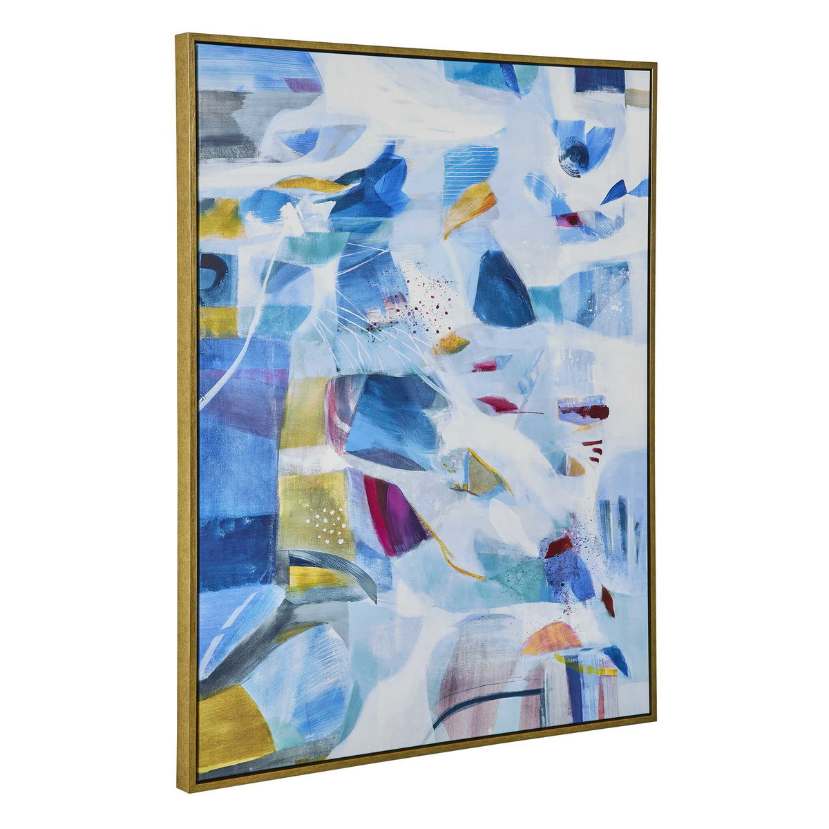 The Story Of Water Abstract Art, by Uttermost, 43.5" width x 54.5" height x 2" depth View 5