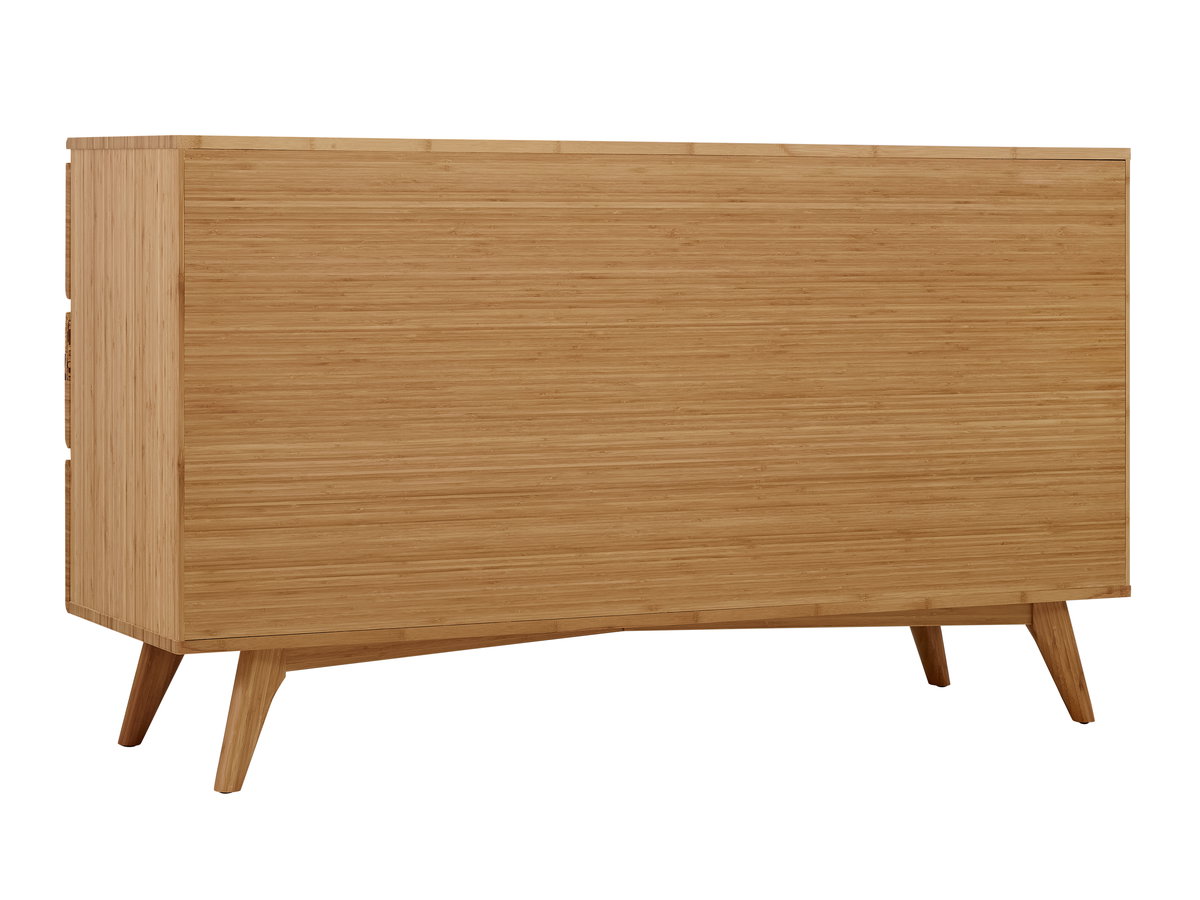 Azara Six Drawer Double Dresser, Caramelized, by Greenington, 19" length x 64" width x 36" height View 10