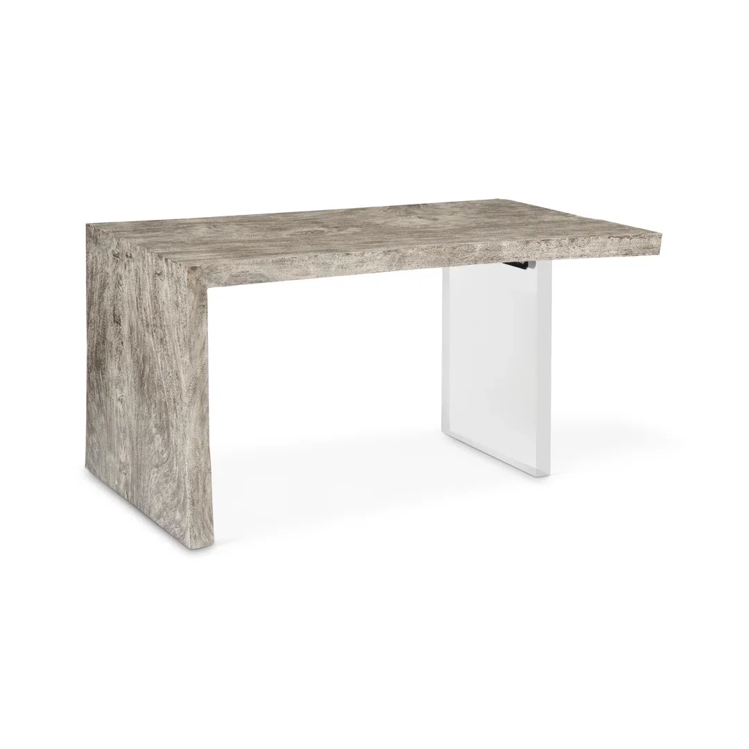 Austin Solid Wood Desk, by Phillips, 59" width x 30" height x 36" depth View 2