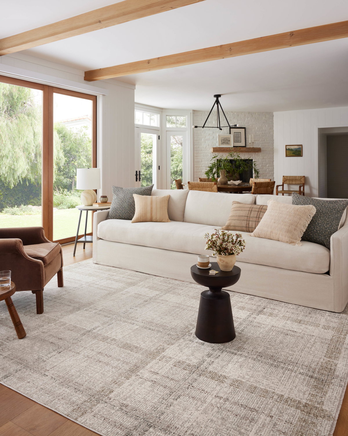 Angela Rose x Loloi Ember Rug, 5'3" length x 7'6" width View 2
