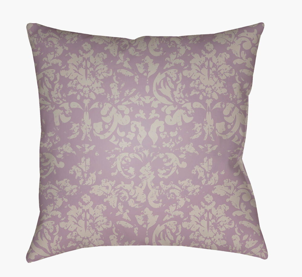 Moody Damask Accent Pillow, Decorative Pillow by Surya, 20" length x 20" width