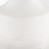 Toru Tall White with Grey Ombre Metal Vase, by Mercana, 7.87" length x 7.87" width x 23.62" height thumbnail 6
