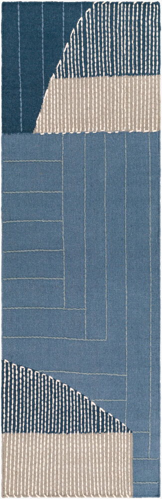 Fulham Handmade Rug, by Surya, 8' length x 2'6" width