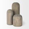 Knox Short Gray-Wash Wood Decorative Object, by Mercana, 6" length x 6" width x 7" height thumbnail 7